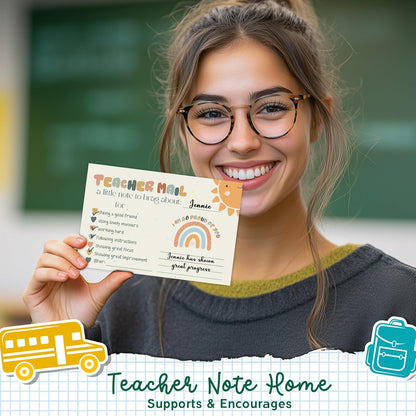 LOVEDMORE Video Game Theme Positive Brag Card, Teacher Mail for Elementary Classroom Must Have Rewards to Students, Elementary Teacher Supplies