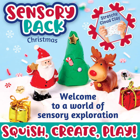 Creativity for Kids Sensory Pack: Christmas - Activities for Kids, Toddler Stocking Stuffers & Sensory Bin Filler, Travel Toys for Toddlers (Ages 3+)