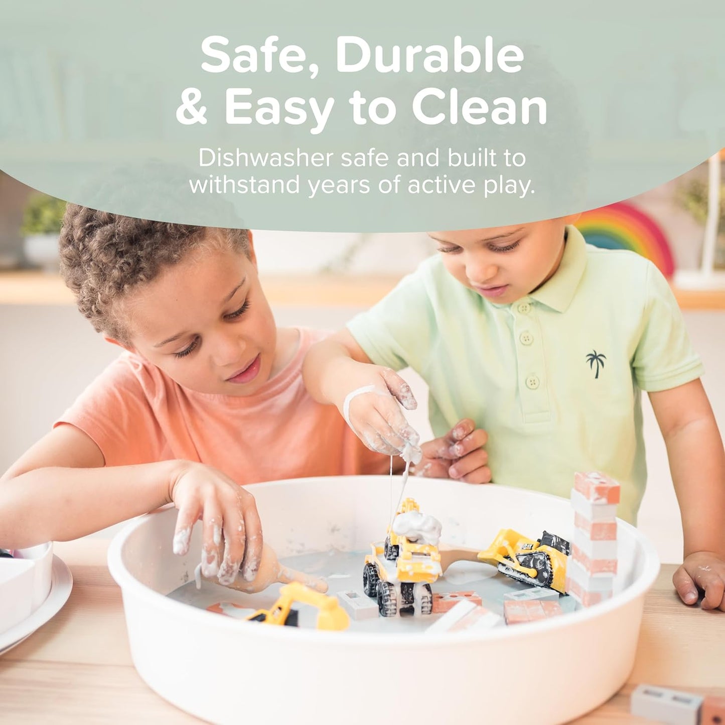 Inspire My Play Starter Bundle - Sensory Bin with Lid and Removable Storage Inserts