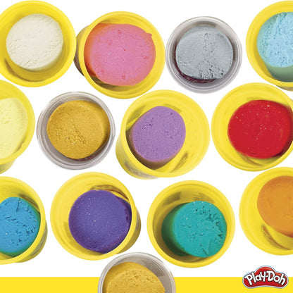 Play-Doh Unicorn Theme 13-Pack of Non-Toxic Modeling Compound Including Sparkle and Metallic Colors Plus 6 Tools (Amazon Exclusive)