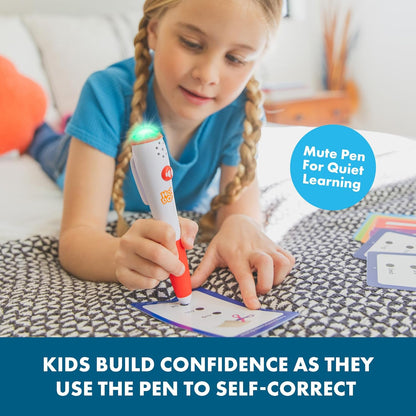Educational Insights Hot Dots Kindergarten Prep Set – Toddler ABC Flash Cards with Interactive Pen, Kindergarten Learning Activities, Reading & Math Workbooks, Learn to Read for Kids ages 4+