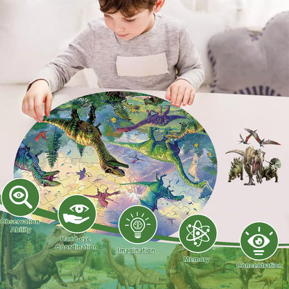 Floor Puzzles for Kids Ages 4-6 70 Piece Glow in The Dark Solar System Puzzles 3-5 Space Planets Toys Large Jigsaw Puzzle Learning Educational Toy Birthday Gift for Boys Girls Ages 6-8