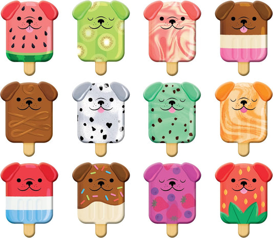 Pupsicles Shaped Memory Match from Mudpuppy, Includes 24 cutely Designed Shaped Pieces, Perfect Activity for 2 or More Players Aged 3-8