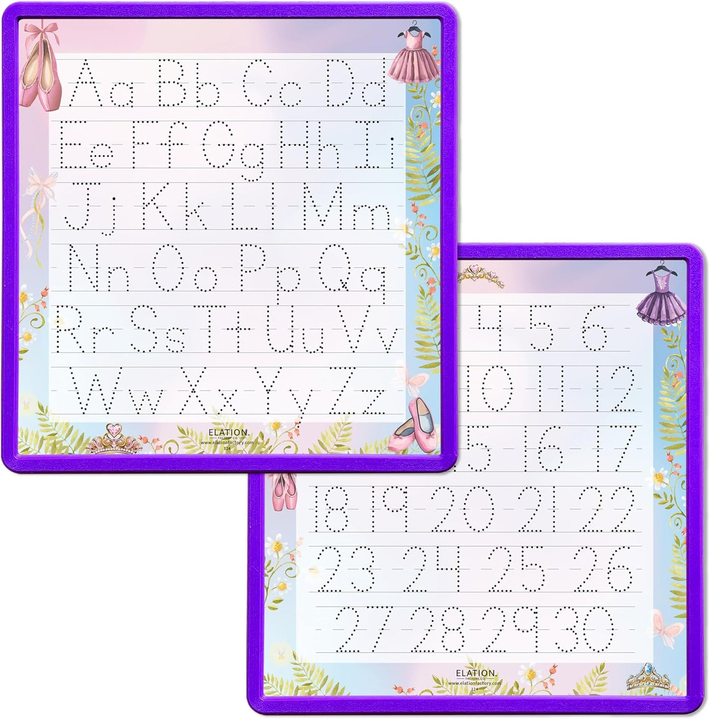Kid's Name Tracing Board | Dry Erase Letter Tracing | Reusable Writing Practice Board | Personalized | Ballet Theme