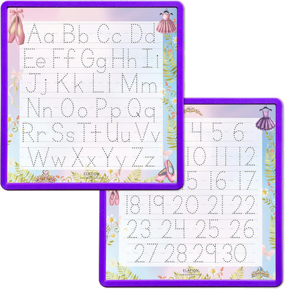 Kid's Name Tracing Board | Dry Erase Letter Tracing | Reusable Writing Practice Board | Personalized | Ballet Theme