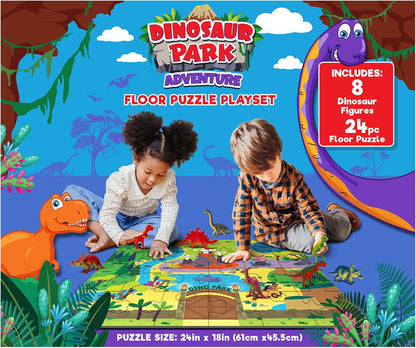 RoseArt Kids Floor Puzzle Playset - 24 Piece Jigsaw Puzzle