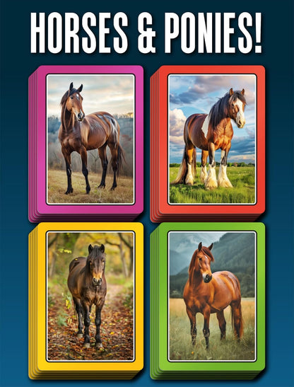 SMART CARDS DINOSAURS Card Game - Matching Pairs, Snap, Trumps, Rummy, Happy Families (7 Games To Play) | Travel Game, Gift, Stocking Stuffer | for Adults, Kids, Boys, Girls | Age 5+, 1-8 Players