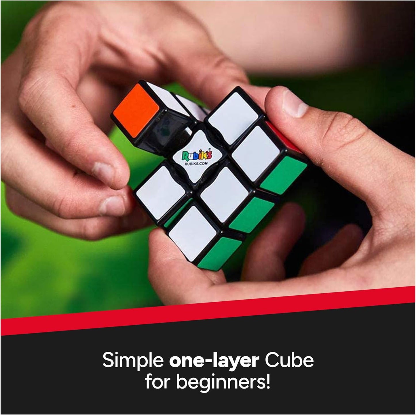 Rubik’s Cube, Apprentice, 2x2 Beginner Cube, Problem-Solving Brain Teaser, Classic Color-Matching Puzzle, Fidget Toy, Sensory Puzzle for Adults, Teens, Kids, for Ages 7 & Up