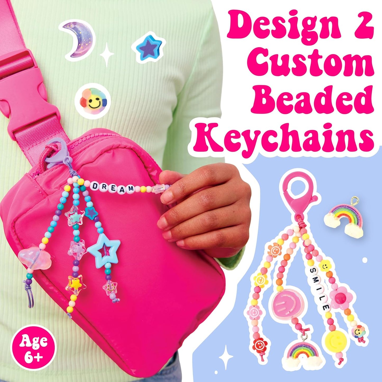 Creativity for Kids Beaded Flower Bracelet Making Kit | DIY Jewelry Craft Kit for Girls | Create 5 Colorful Beaded Bracelets to Wear, Share & Gift | Spring Crafts & Gifts for Mom (Ages 6+)