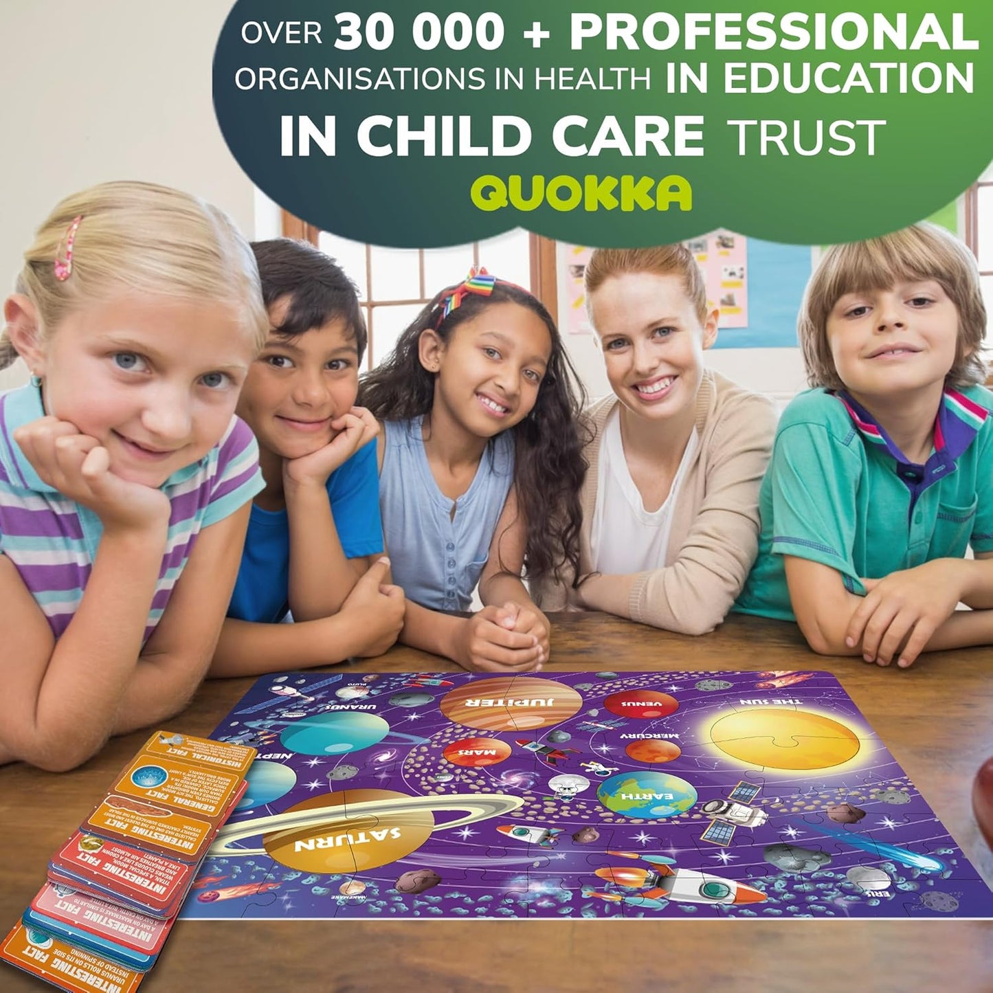 United States Puzzles for Kids Ages 4-6 - 70 Pcs USA Map Kids Puzzle with 50 Cards 400+ USA Facts - State & Capitals Floor Jigsaw Puzzles for Children 6-8 - Educational Toys Gift for Boys Girls