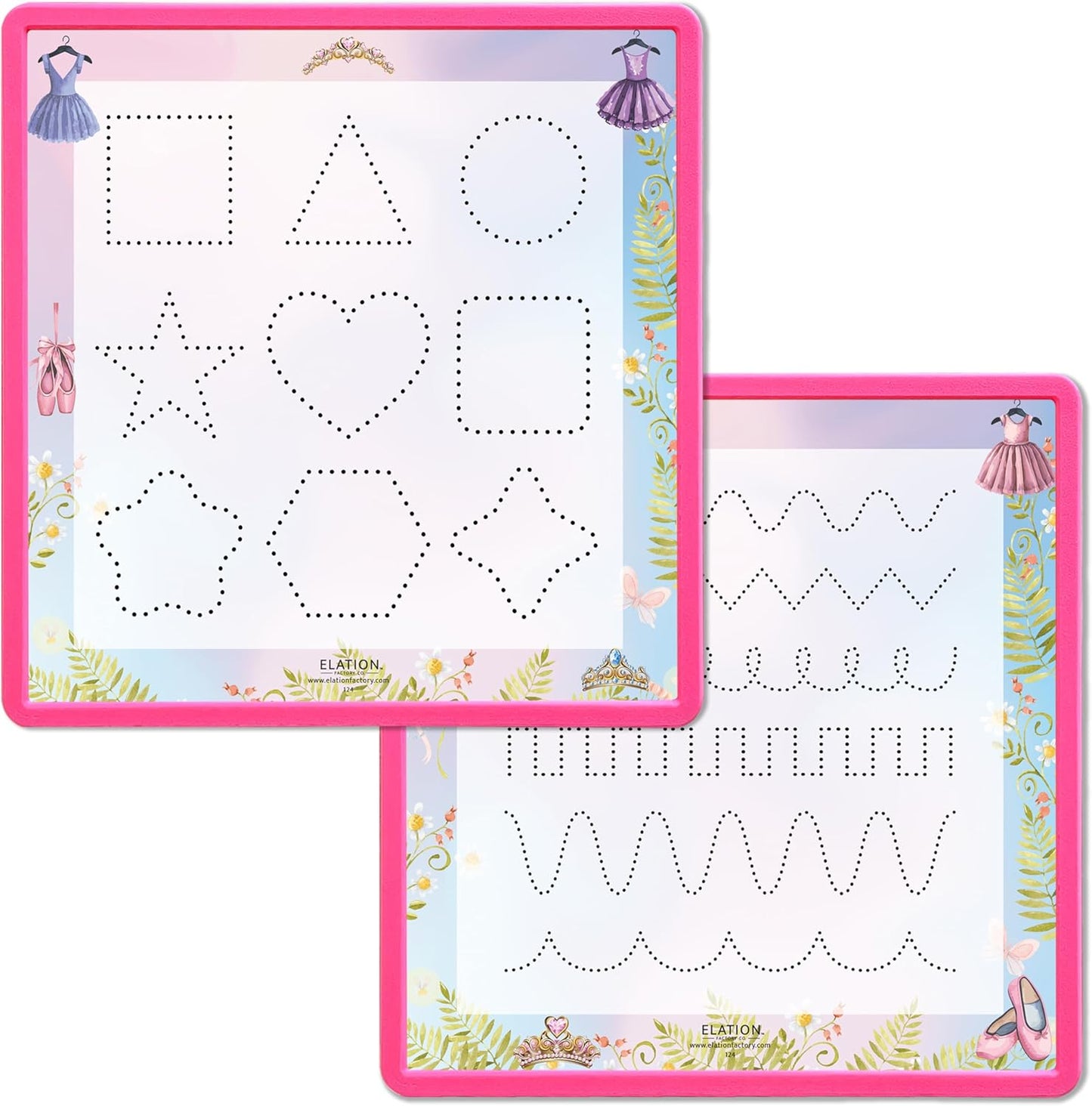 Kid's Name Tracing Board | Dry Erase Letter Tracing | Reusable Writing Practice Board | Personalized | Ballet Theme