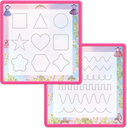 Kid's Name Tracing Board | Dry Erase Letter Tracing | Reusable Writing Practice Board | Personalized | Ballet Theme
