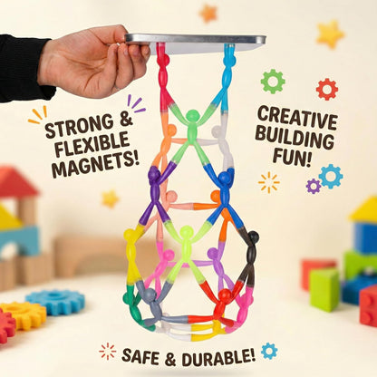 MAGMEN Magnetic Fidget Toys 10PC Opaque Set, STEM Magnetic Building Figures for Kids, Sensory Toys for ADHD Autism, Stocking Stuffers, Travel Toys, Desk Toys for Adults, Easter Basket Stuffers