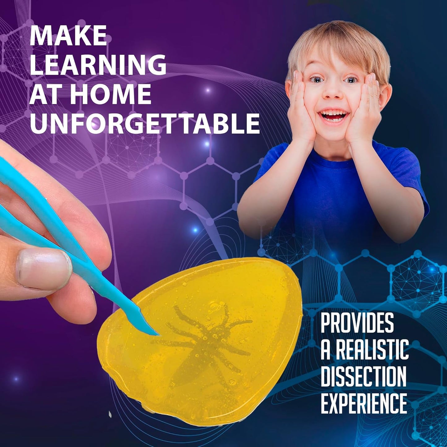 Dissect-It Discover-It Dinosaur Dig Kit, Dissecting Gel Kids Science Kit Project to Learn Anatomy, STEM Toys for Ages 6 and Above