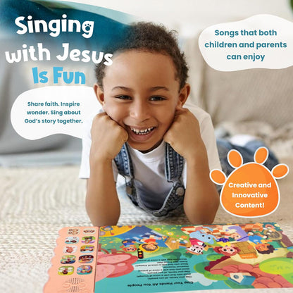 GO GO Bible Story Songs: 10 Toddler Songs, Christian Toys for Toddlers 3-5, Sound Books for Toddlers 1-3
