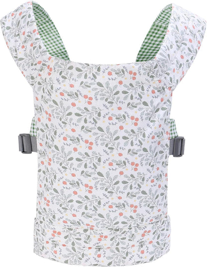 Miracle Baby Doll Carrier for Kids, Front and Back Baby Doll Accessories Backpack Kid Toddlers Play Toy Baby Carriers with Adjustable Straps for Little Girls