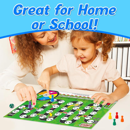 Broytain Phonics Board Games for Kids,Educational Learning CVC and CVCC Board Games for Boys and Girls,Reading and Spelling Word Games Ages 4 5 6,Classroom Travel Indoor Outdoor Family Games
