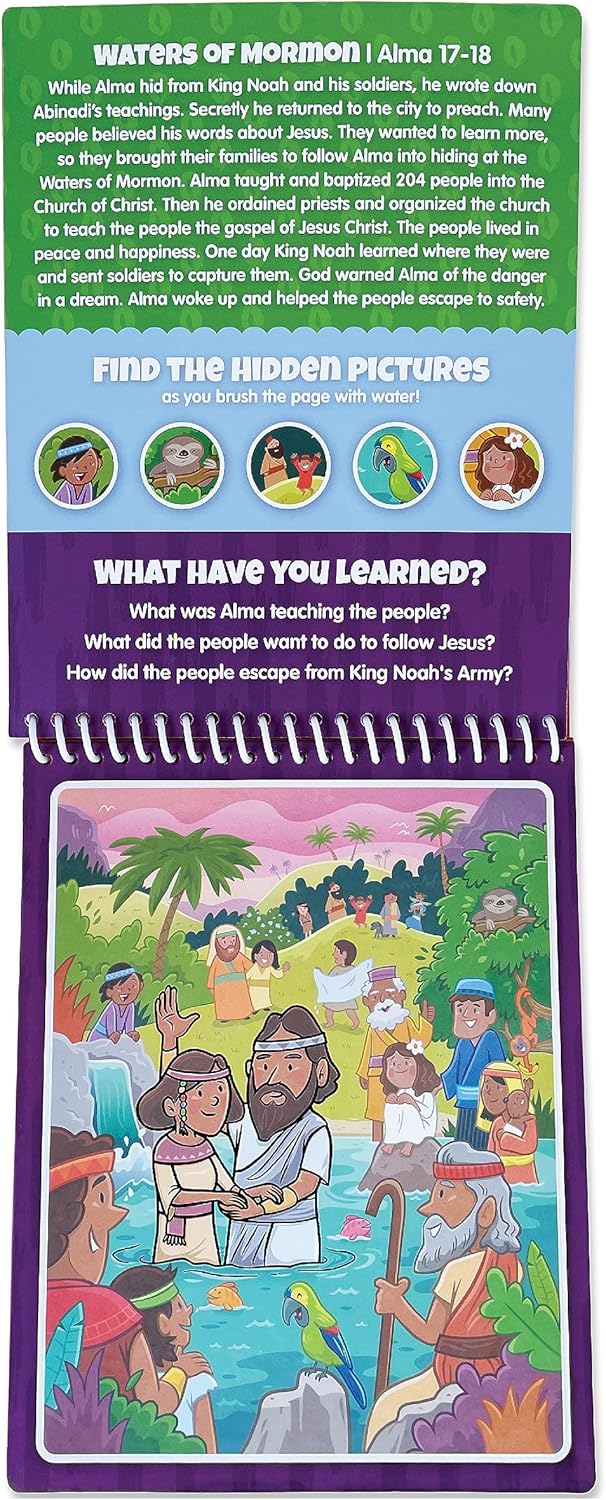 Water Reveal Coloring Scripture Book for Kids Ages 3+. New Testament Bible Stories: Preschool, Elementary, Primary, Christian, Religion