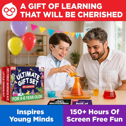 Doctor Jupiter Ultimate Science Kit, Chemistry Set for Kids Ages 8-9-10-11-12-13-14 | Birthday Gift Ideas for Boys & Girls 8+ Years Old | STEM Toy with 135+ Experiments | Learning & Educational Kits