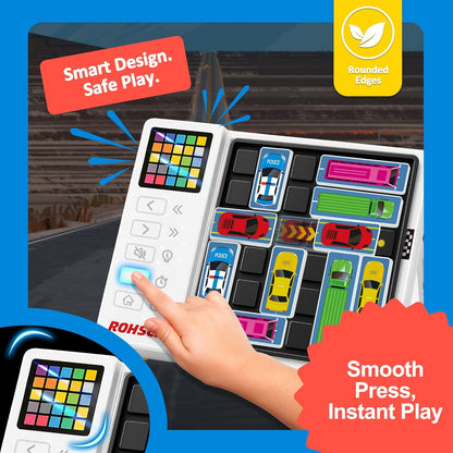 1500 Levels Intelligent Car Maze Game Huarong Road Escape Puzzle Desktop Brick Game Machine Logic Parking Blocks Kids Toy Gift