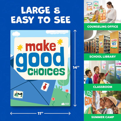 Momo & Nashi United States Map For Kids & World Maps For Kids 2pc Set - 24” x 16” Waterproof Classroom Posters - Childs World Map - Teacher Classroom Must Haves - Homeschool Teacher School Supplies