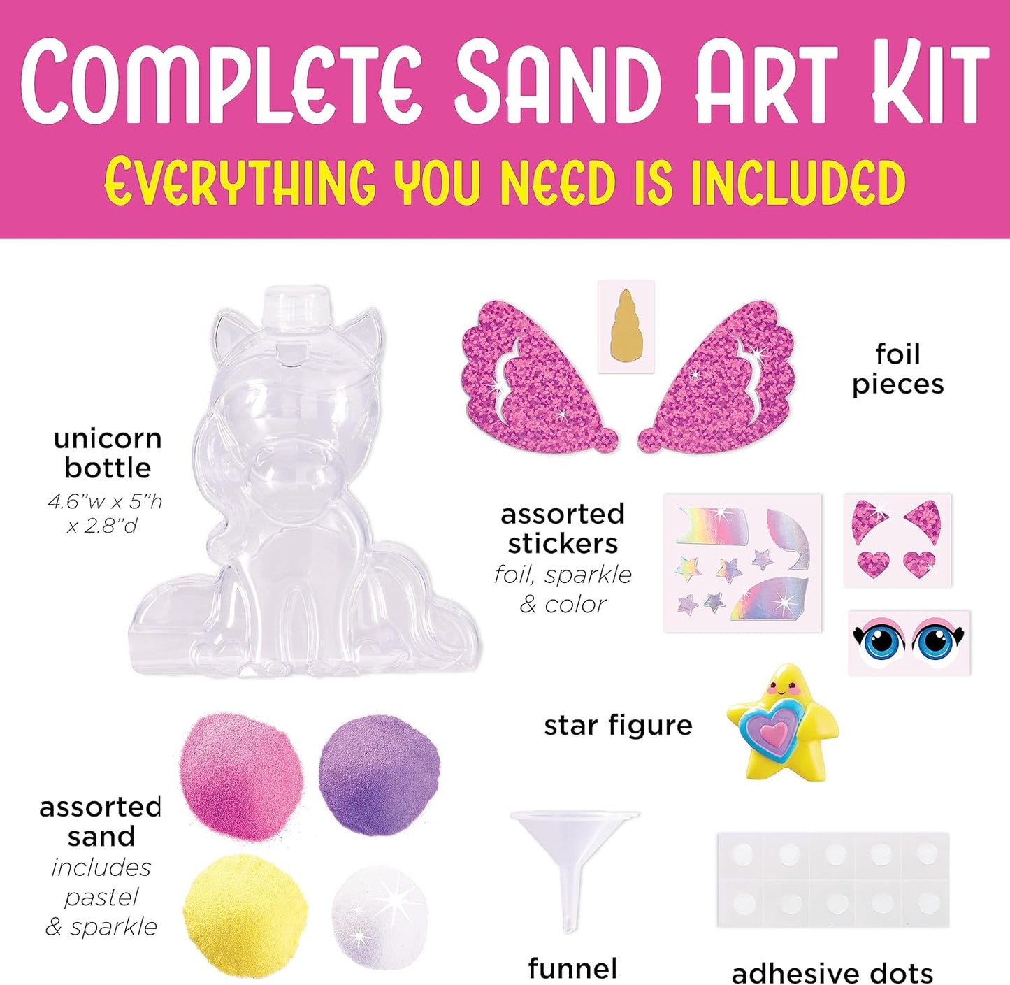 Creativity for Kids Sand Art Kit for Kids: Dragon - Arts and Crafts for Kids, Small Spring Crafts (Ages 6+)