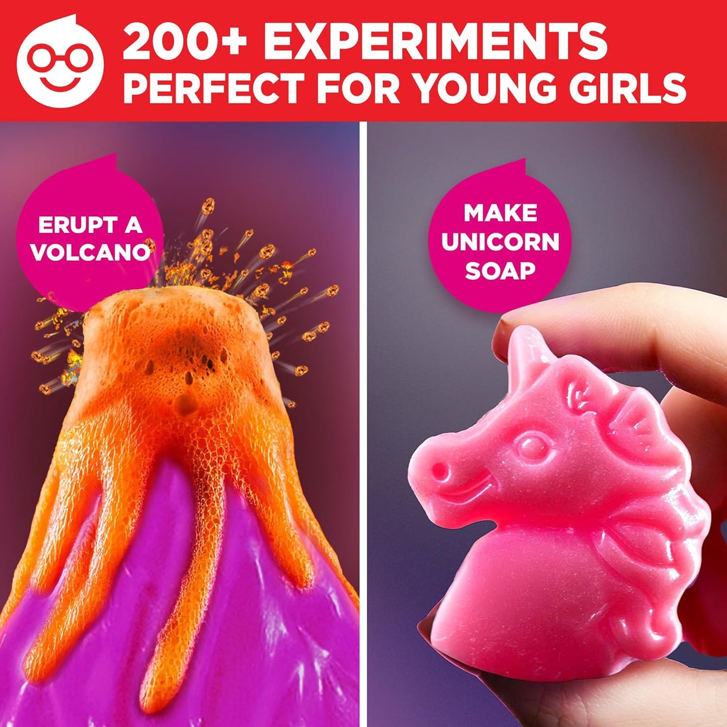 Doctor Jupiter Girls' Science Kit for Kids Ages 8-10-12-14 for 8,9,10+ Year Old Girls | Chemistry Set, STEM Toy Kit with 135+ Experiments | Learning & Educational Projects