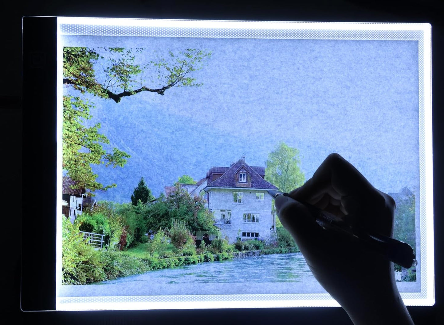 Mini A5 LED Light Box for Drawing and Tracing,A5 Diamond Art Painting Light Board,LED Copy Board Light Tracing Box,Light Pad