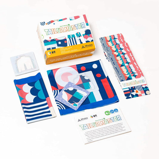Whales Entertainment |Tailor Master Board Game for Kids 3 +| Family Game Night | Memory Matching Card with Bell Tap| Educational and Fun for Preschool,Toddlers and Parents|Helps Improve Concentration