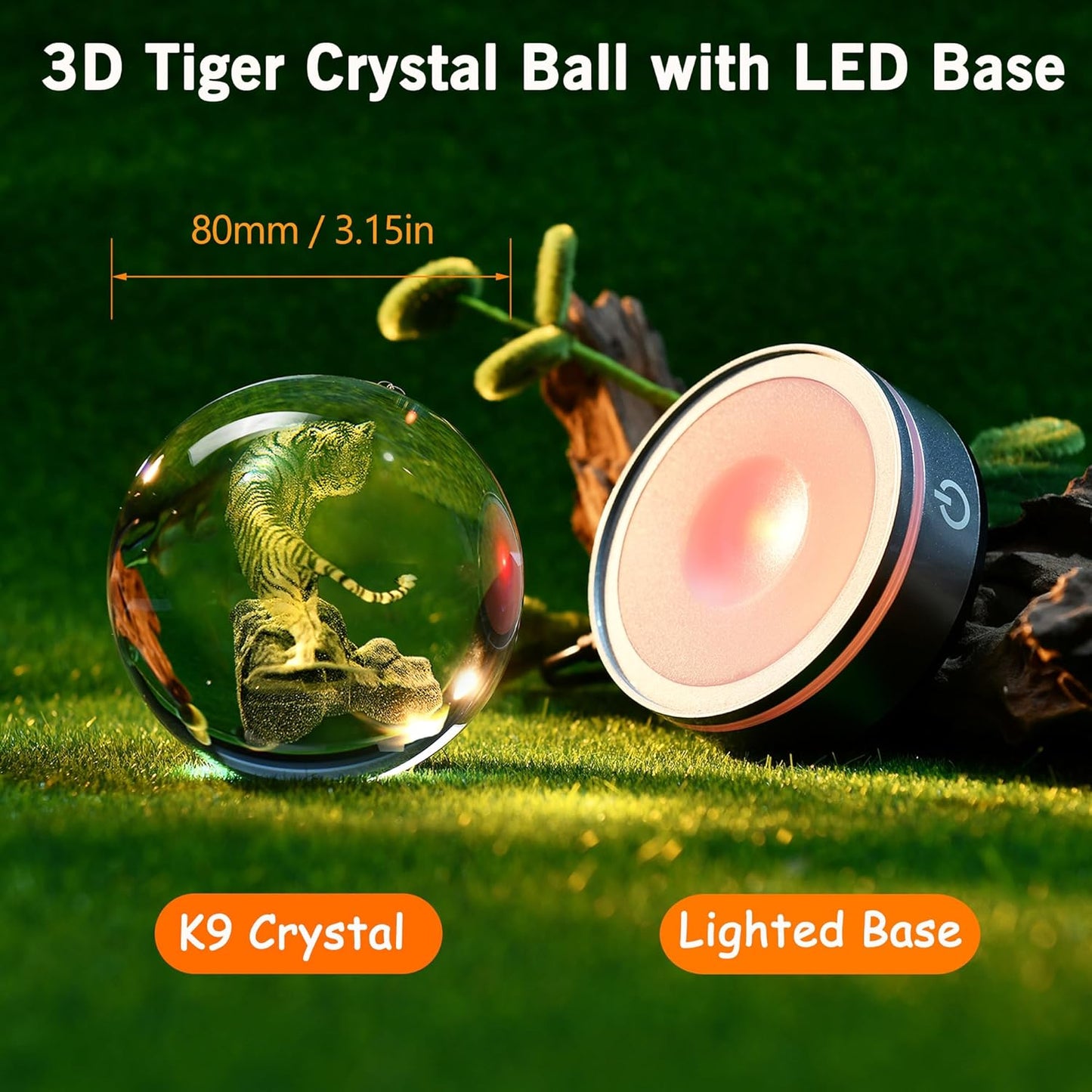IFOLAINA 3D Solar System Crystal Ball Model Gift Space Astronomy Gift Planets Multicolor Universe Globe Ball Science Astrophysics Gift Night Light Kids Bedroom Adults Gift