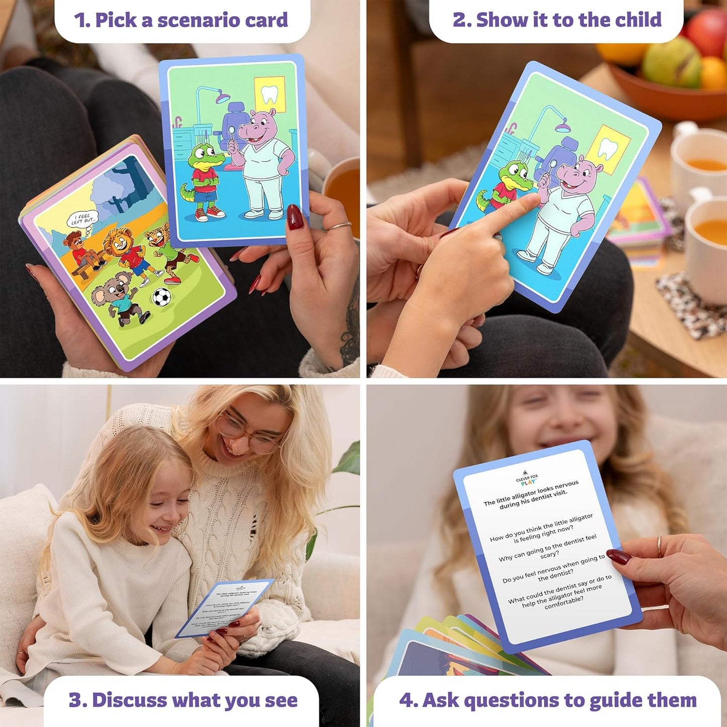 Who What Why Emergency & Safety Conversation Cards for Kids – Social Skills & Critical Thinking Game – Safety Awareness, Decision-Making & Communication Cards, Speech Therapy & SEL Tool, Ages 4+