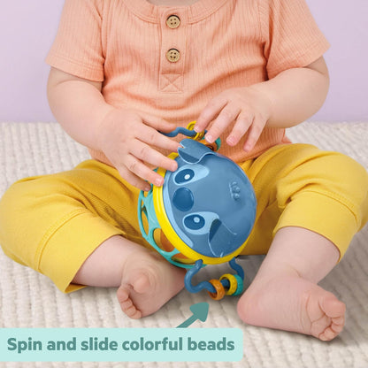 Bright Starts Oball Musical Toy, Jingle & Shake Pal, BPA-Free Easy-Grasp Baby Rattle Toy, Ages Newborn+