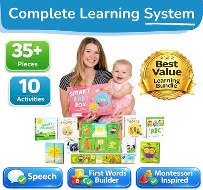 Baby,Toddler Learning Activities,Board Books,Flash Cards,and Toys for Infant Girls & Toddlers Ages 0-6,8,12,15,18M+,24 Months olds, Birthday Girl Gifts for Age 1+,2 Year Old