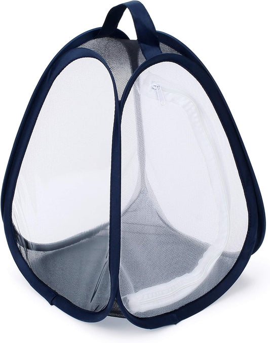 RESTCLOUD Mini Butterfly Habitat, Insect Mesh Cage, Bug Terrarium Pop Up 7.5" x 11" Tall