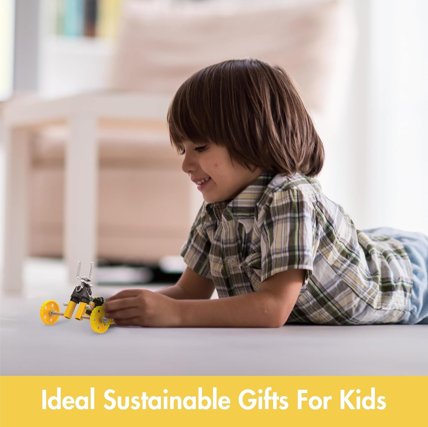 The Off Bits AirBit – Build Your Own Airplane! STEM Building Kit for Creative Kids 8-12 & Curious Adults, Fun Educational Gift for Boys & Girls