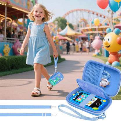 Leayjeen Kids Smartphone Case Compatible with Kikapabi/Joozfee/Prysyedawn 2.8" Touchscreen Toddler Learning Play Toy Phone,Birthday Gifts for Girls Age 3-10 Kids Toys Cell Phone-Purple(Case Only)