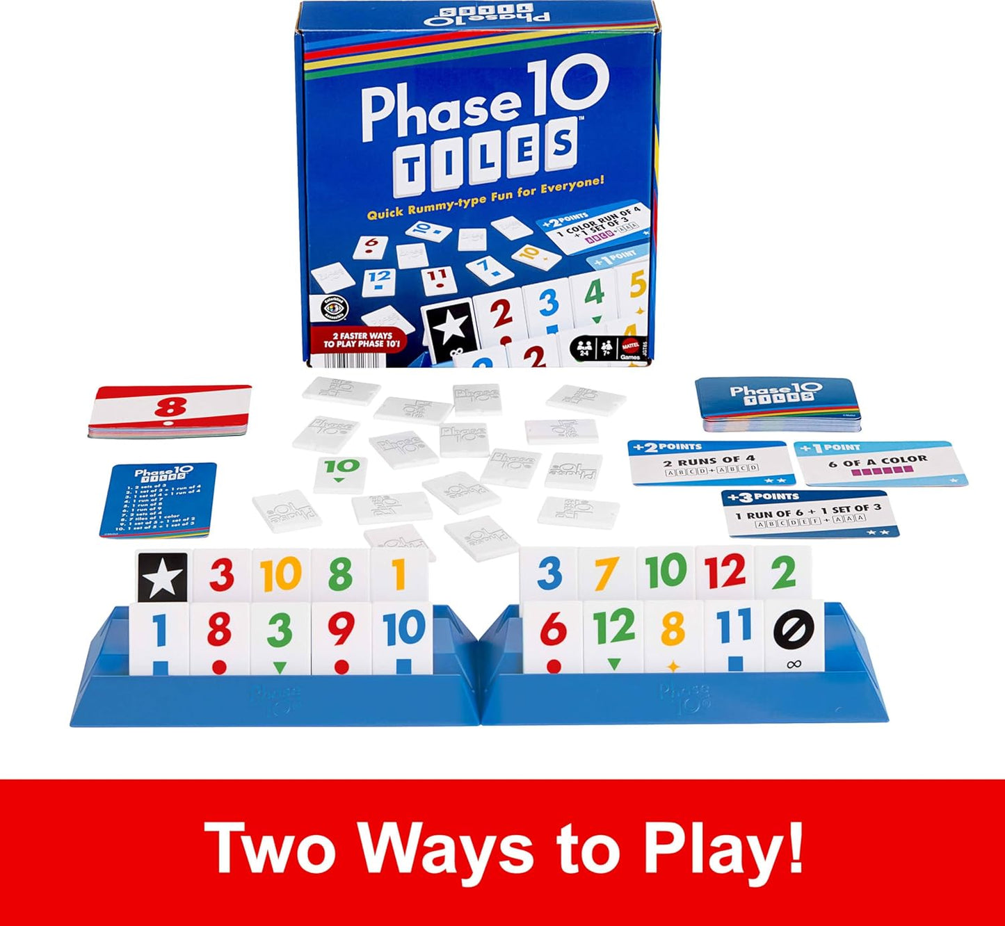 Mattel Games Phase 10 Card Game with 108 Cards, Makes a Great Gift for Kids, Family or Adult Game Night, Ages 7 Years and Older (Amazon Exclusive)