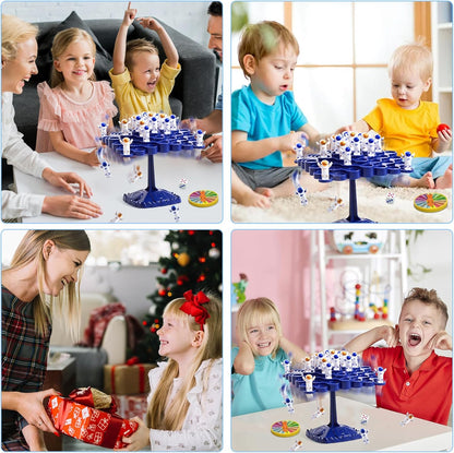 kykake Frog Balance Game Toys,Balance Game Tree Two-Player Parent-Child Interactive Family Tabletop Puzzle Montessori Toy,Frogs Board for Kids and Adults (Frog)