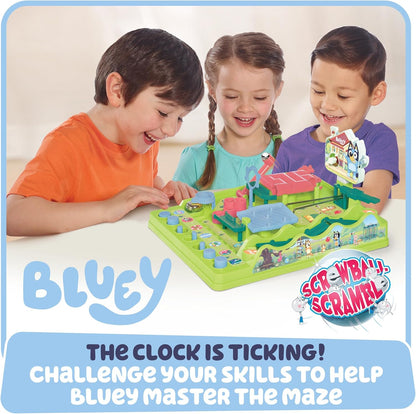 TOMY Screwball Scramble Level Up Marble Maze - Vertical Beat-The-Clock Marble Run Game - Skill & Dexterity Challenge - 1–4 Players - Ages 5+