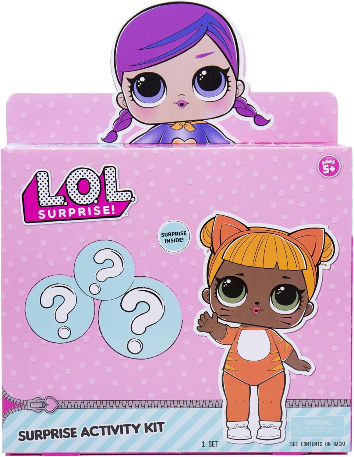 LOL Surprise! DIY Jewelry Making Kit - 700+ Beads, Alphabet, Round, Metallic & More