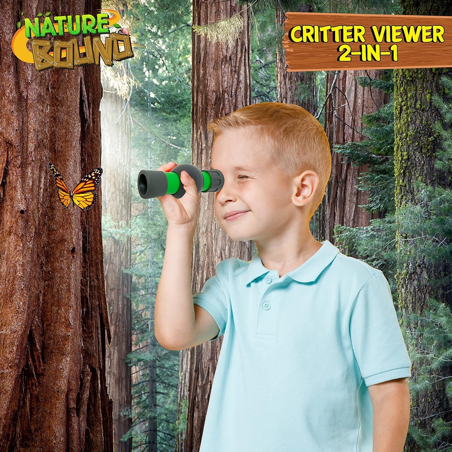 Nature Bound Bug Catcher Critter Barn Habitat | Bug Catcher Kit for Kids | Outdoor Nature Exploration Toys | Indoor/Outdoor Insect Collecting with Light Kit | STEM Toy for Boys & Girls Ages 3+