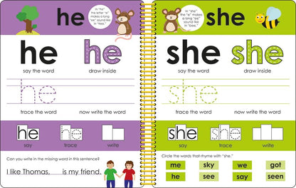 Sight Words (Wipe Clean Workbook): Includes a Wipe-Clean Pen and Flash Cards! (Wipe Clean Learning Books)