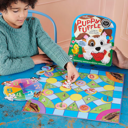 eeBoo Build a Robot Spinner Game - Award Winning Number Matching Robot Building Game, Screen-Free Fun for 2-4 Players, Kids Ages 3 and up