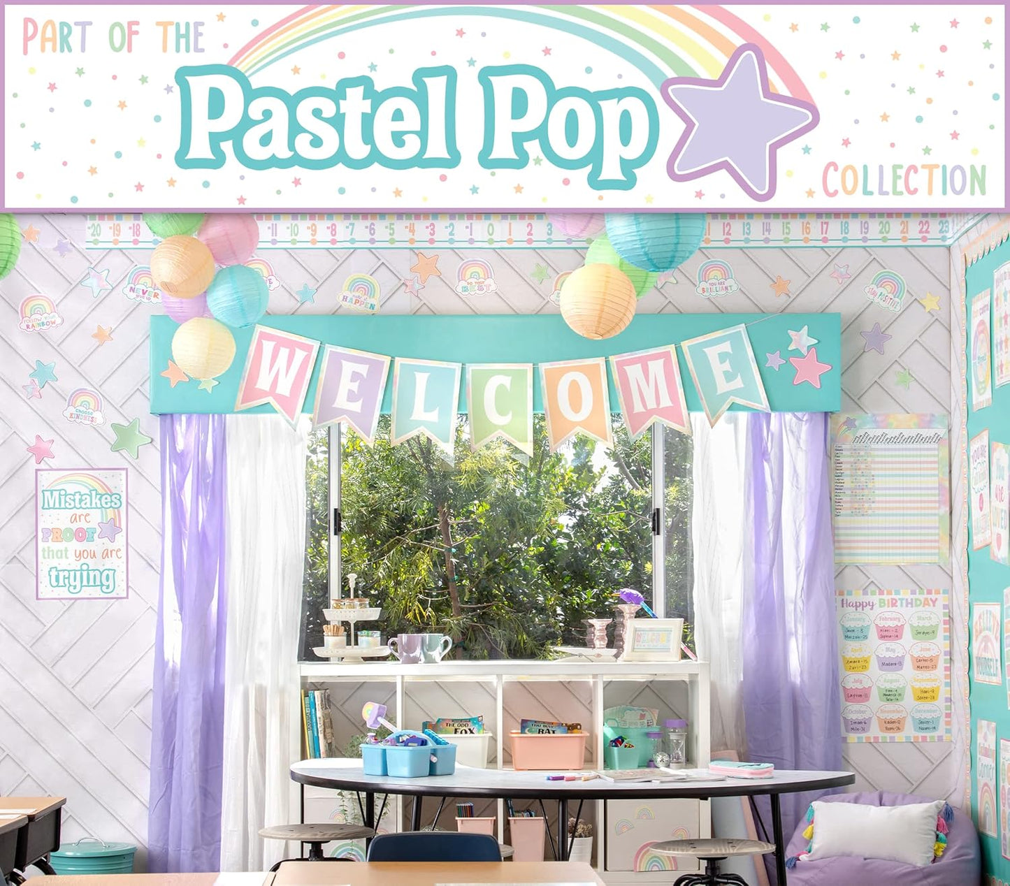 Teacher Created Resources Pastel Pop Bold Block 3" Magnetic Letters