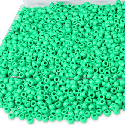 Red Pony Beads 1000Pcs 9mm Pony Beads Bulk Red Perler Beads for Friendship Bracelets Kandi Beads Hair Beads for Braids Beads for Crafts