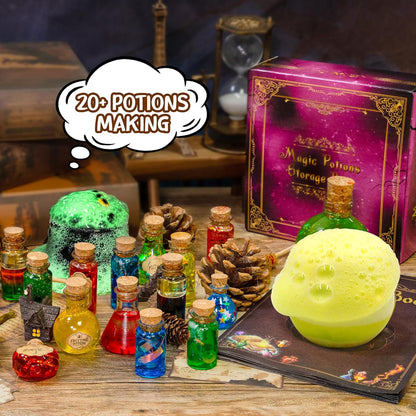 LDomet Science Magic Potions Kit for Kids, 20+ Potion Experiments Making, Fairy Magic Potions Craft Kit for Age 8-12, Creative Educational Birthday
