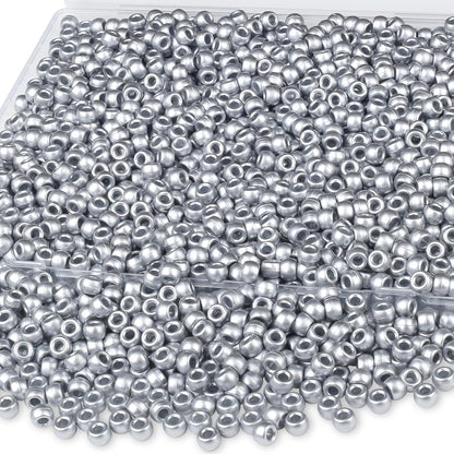Red Pony Beads 1000Pcs 9mm Pony Beads Bulk Red Perler Beads for Friendship Bracelets Kandi Beads Hair Beads for Braids Beads for Crafts