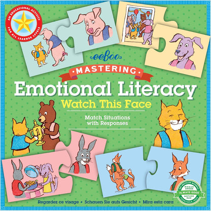 eeBoo: Mystery in The Forest Create a Story Pre-Literacy Cards, 36 Cards with Colorful Characters, Encourages Imagination, for Ages 3 and up