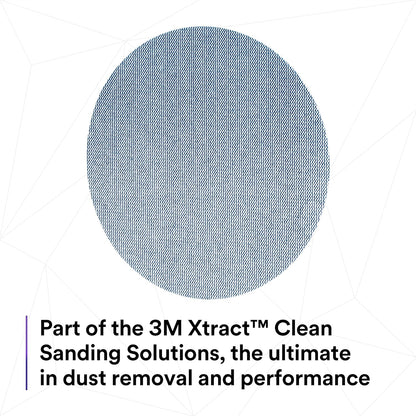 3M Xtract Net Disc 310W, 320+, 8 in, Die 800L, Pack of 50 Hook and Loop Sanding Discs, Virtually Dust-Free, Value Option for Metal, Wood, Composites, Stock Removal, and Fine Finishing