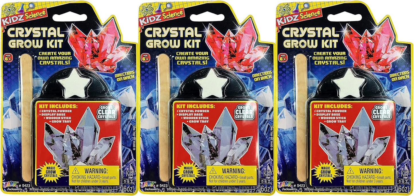 JA-RU Magic Crystal Growing Kit (1 Mineral Toy Set) DIY Science Experiments for Kids & Teens. Fun & Cool STEM Educational Lab Toys. Popular Gift Ideas for Girls & Boys. Gemstone Collection. 5423-1B